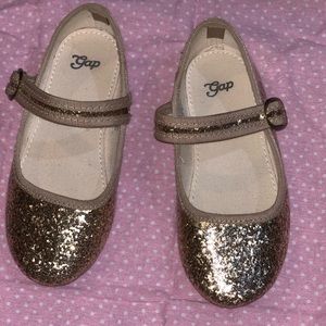 Toddler Gold Sparkle MaryJanes